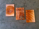 Copper / Flame Painted #0001 / Wall Art