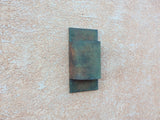 All Copper / Verdigris / Contemporary Half Round / Light Sconce