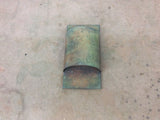 All Copper / Verdigris / Contemporary Half Round / Light Sconce