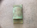 All Copper / Verdigris / Contemporary Half Round / Light Sconce