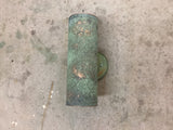 Dual Bulb Verdigris Copper Cylinder