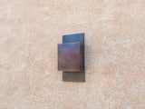Copper and Steel // light sconce // contemporary lighting by Mike Dumas Copper Designs.