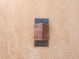 Triangular Copper and Steel / light sconce / Mike Dumas Copper Designs Inc.